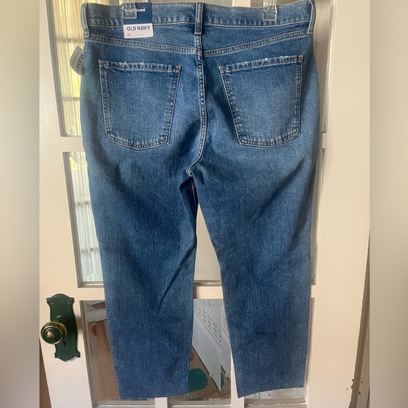 Old Navy Mid Rise Boyfriend Ankle Jeans - Size 12 - Picture 6 of 6